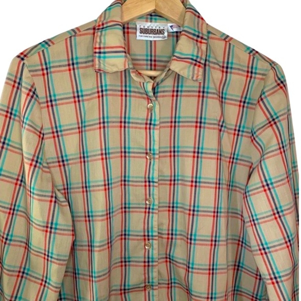Vintage Country Suburban Plaid Shirt